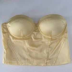 Yellow corset